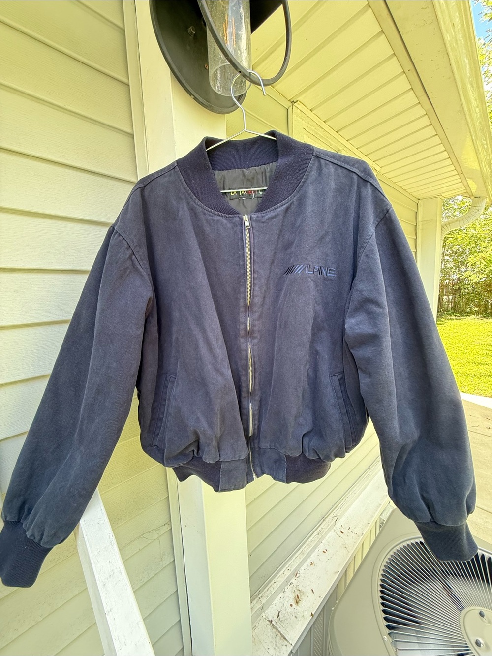 Alpine Audio Navy Bomber Jacket
